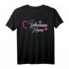 Dobermann Mama Geschenk Pfote Hunde Herz Design T-Shirt – Perfekt für Dobermann Liebhaberinnen, Züchterinnen und Hundefans zum Geburtstag oder Weihnachten