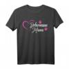 Dobermann Mama Geschenk Pfote Hunde Herz Design T-Shirt – Perfekt für Dobermann Liebhaberinnen, Züchterinnen und Hundefans zum Geburtstag oder Weihnachten