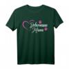 Dobermann Mama Geschenk Pfote Hunde Herz Design T-Shirt – Perfekt für Dobermann Liebhaberinnen, Züchterinnen und Hundefans zum Geburtstag oder Weihnachten