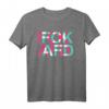 FCK AFD | Gegen Rassismus & Faschismus T-Shirt im Glitch Techno Look – Ideal für Demonstrationen & politische Aktionen