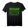 Anti-Vegan T-Shirt mit Spruch 'Vegan ist ein anderes Wort für Essbehindert' – Lustiges Geschenk für Fleischliebhaber und Grillfans