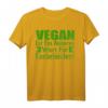 Anti-Vegan T-Shirt mit Spruch 'Vegan ist ein anderes Wort für Essbehindert' – Lustiges Geschenk für Fleischliebhaber und Grillfans