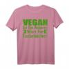 Anti-Vegan T-Shirt mit Spruch 'Vegan ist ein anderes Wort für Essbehindert' – Lustiges Geschenk für Fleischliebhaber und Grillfans