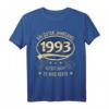 30. Geburtstag 1993 T-Shirt - Lustiges Retro Outfit für Männer, die stolz auf ihren Jahrgang sind, perfekte Geburtstagsüberraschung