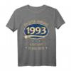 30. Geburtstag 1993 T-Shirt - Lustiges Retro Outfit für Männer, die stolz auf ihren Jahrgang sind, perfekte Geburtstagsüberraschung