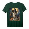 Ästhetisches Halloween Papillon Hund Hexe Kürbis T-Shirt – Charmantes Motiv für Hundeliebhaber & Halloween-Fans