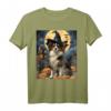 Ästhetisches Halloween Papillon Hund Hexe Kürbis T-Shirt – Charmantes Motiv für Hundeliebhaber & Halloween-Fans