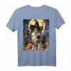 Ästhetisches Halloween Papillon Hund Hexe Kürbis T-Shirt – Charmantes Motiv für Hundeliebhaber & Halloween-Fans