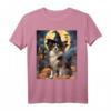 Ästhetisches Halloween Papillon Hund Hexe Kürbis T-Shirt – Charmantes Motiv für Hundeliebhaber & Halloween-Fans