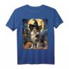 Ästhetisches Halloween Papillon Hund Hexe Kürbis T-Shirt – Charmantes Motiv für Hundeliebhaber & Halloween-Fans