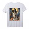 Ästhetisches Halloween Papillon Hund Hexe Kürbis T-Shirt – Charmantes Motiv für Hundeliebhaber & Halloween-Fans