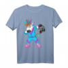 80er 90er Jahre Einhorn Kostüm Outfit für Retro Party - Buntes 80er Jahre Dab Dance Kostüm für Nostalgie-Feiern