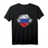 Super Russian Heritage T-Shirt – Stolz auf Russland Flagge & russisches Erbe, ideales Geschenk für Russlandfans zu Geburtstag & Weihnachten