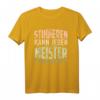 Retro Meister Geschenk mit lustigem Spruch 'Studieren kann jeder' – Ideales Geschenk für Handwerker nach der Meisterprüfung als Herren oder Damen T-Shirt
