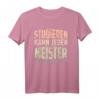Retro Meister Geschenk mit lustigem Spruch 'Studieren kann jeder' – Ideales Geschenk für Handwerker nach der Meisterprüfung als Herren oder Damen T-Shirt