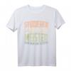 Retro Meister Geschenk mit lustigem Spruch 'Studieren kann jeder' – Ideales Geschenk für Handwerker nach der Meisterprüfung als Herren oder Damen T-Shirt
