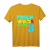 Kinder Frech Wild & schon 3, Dinosaurier T-Shirt für Jungen zum Geburtstag - Perfekt für den 3. Geburtstag, Dino Outfit & Geschenkidee