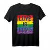 Love Is Love LGBTQ Gay Pride T-Shirt - Unterstützung & Statement für Gleichheit, Transgender & LGBTQ Community