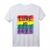 Love Is Love LGBTQ Gay Pride T-Shirt - Unterstützung & Statement für Gleichheit, Transgender & LGBTQ Community