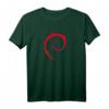 Linux-Liebhaber T-Shirt mit Debian Spiral Logo - Perfektes Geschenk für Open Source Enthusiasten, Programmierer und Sys-Admins