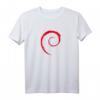Linux-Liebhaber T-Shirt mit Debian Spiral Logo - Perfektes Geschenk für Open Source Enthusiasten, Programmierer und Sys-Admins