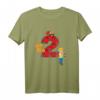 Kinder Geburtstagsshirt 2 Jahre Junge Bagger Baumeister T-Shirt – Perfekt für den Kindergeburtstag & kleine Bauarbeiter