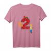 Kinder Geburtstagsshirt 2 Jahre Junge Bagger Baumeister T-Shirt – Perfekt für den Kindergeburtstag & kleine Bauarbeiter