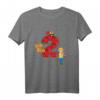 Kinder Geburtstagsshirt 2 Jahre Junge Bagger Baumeister T-Shirt – Perfekt für den Kindergeburtstag & kleine Bauarbeiter