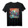 Lustiges Samurai Shiba Inu Hund T-Shirt mit japanischer Ukiyoe-Kunst – Perfekt für Shiba Inu Liebhaber, Kalligraphie- und Kabuki-Fans
