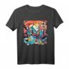 Lustiges Samurai Shiba Inu Hund T-Shirt mit japanischer Ukiyoe-Kunst – Perfekt für Shiba Inu Liebhaber, Kalligraphie- und Kabuki-Fans