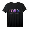 Bi Pride T-Shirt Not A Phase Bisexuell - Queer LGBT Stolz mit Mondphasen, Unterstützungs- und Geschenkideal