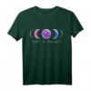Bi Pride T-Shirt Not A Phase Bisexuell - Queer LGBT Stolz mit Mondphasen, Unterstützungs- und Geschenkideal