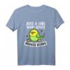 Just A Girl Who Loves Budgie Birds - Niedliches Wellensittich Kostüm T-Shirt für Damen, Mädchen & Tierliebhaberinnen als Geschenk