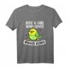 Just A Girl Who Loves Budgie Birds - Niedliches Wellensittich Kostüm T-Shirt für Damen, Mädchen & Tierliebhaberinnen als Geschenk