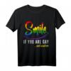 Schwulen Spruch Gay Lächle wenn du Schwul bist LGBT Pride T-Shirt – Lustiges Pride Shirt für Schwule, CSD & Gay Geschenkideen