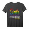 Schwulen Spruch Gay Lächle wenn du Schwul bist LGBT Pride T-Shirt – Lustiges Pride Shirt für Schwule, CSD & Gay Geschenkideen
