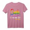 Schwulen Spruch Gay Lächle wenn du Schwul bist LGBT Pride T-Shirt – Lustiges Pride Shirt für Schwule, CSD & Gay Geschenkideen