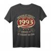 30. Geburtstag T-Shirt 1993 – Lustiges Retro Outfit für Männer, die stolz auf ihr Geburtsjahr sind