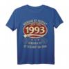30. Geburtstag T-Shirt 1993 – Lustiges Retro Outfit für Männer, die stolz auf ihr Geburtsjahr sind