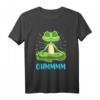 Ohmm Yoga Frosch Yogakurs T-Shirt – Lustiges Geschenk für Frosch Fans, Yoga Enthusiasten & Sarkasmus-Liebhaber zum Geburtstag