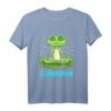 Ohmm Yoga Frosch Yogakurs T-Shirt – Lustiges Geschenk für Frosch Fans, Yoga Enthusiasten & Sarkasmus-Liebhaber zum Geburtstag