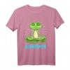 Ohmm Yoga Frosch Yogakurs T-Shirt – Lustiges Geschenk für Frosch Fans, Yoga Enthusiasten & Sarkasmus-Liebhaber zum Geburtstag