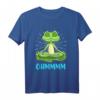 Ohmm Yoga Frosch Yogakurs T-Shirt – Lustiges Geschenk für Frosch Fans, Yoga Enthusiasten & Sarkasmus-Liebhaber zum Geburtstag