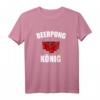 Bierpong König - Lustiges Trinkspiel T-Shirt für Partys & Feiernde Bierliebhaber