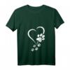 Hund Baby Hunde Hundepfoten Herz T-Shirt mit V-Ausschnitt – Perfektes Geschenk für Hundebesitzer, Hundemamas & Hundeliebhaber zu Geburtstagen, Weihnachten & besonderen Anlässen