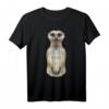 Erdmännchen im Polygonstyle - WPAP Popart T-Shirt für Tier- und PopArt-Fans, auffälliges Tierdesign, ideal für Zoo-Mitarbeiter und Tierliebhaber