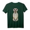 Erdmännchen im Polygonstyle - WPAP Popart T-Shirt für Tier- und PopArt-Fans, auffälliges Tierdesign, ideal für Zoo-Mitarbeiter und Tierliebhaber