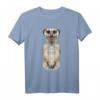 Erdmännchen im Polygonstyle - WPAP Popart T-Shirt für Tier- und PopArt-Fans, auffälliges Tierdesign, ideal für Zoo-Mitarbeiter und Tierliebhaber