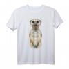 Erdmännchen im Polygonstyle - WPAP Popart T-Shirt für Tier- und PopArt-Fans, auffälliges Tierdesign, ideal für Zoo-Mitarbeiter und Tierliebhaber