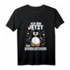Kinder Kindergartenkind T-Shirt mit Pinguin Motiv - Lustiges Shirt zum Kita-Start für Mädchen und Jungen, perfektes Geschenk für den ersten Besuch